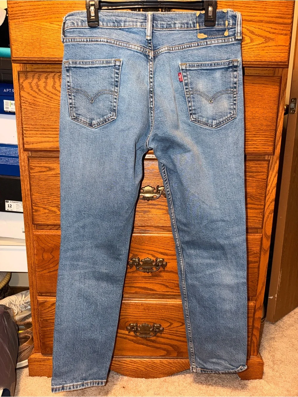 Levi's Light Wash Slim Straight Jeans